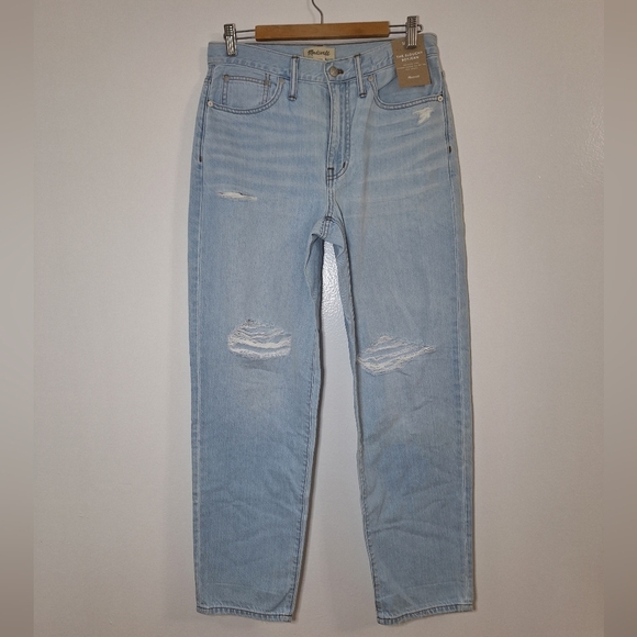 Madewell Pants - NWT MADEWELL  Women's Light Blue Straight Leg Jeans